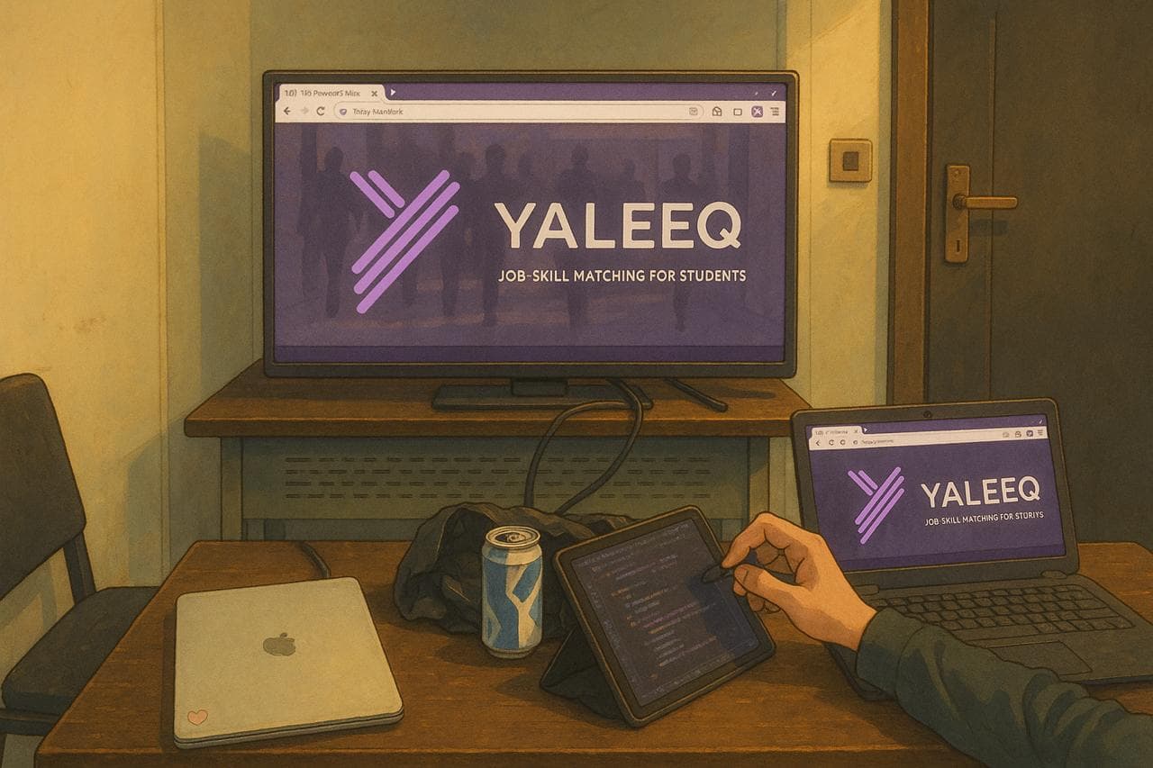 Yaleeq Team in co-working space